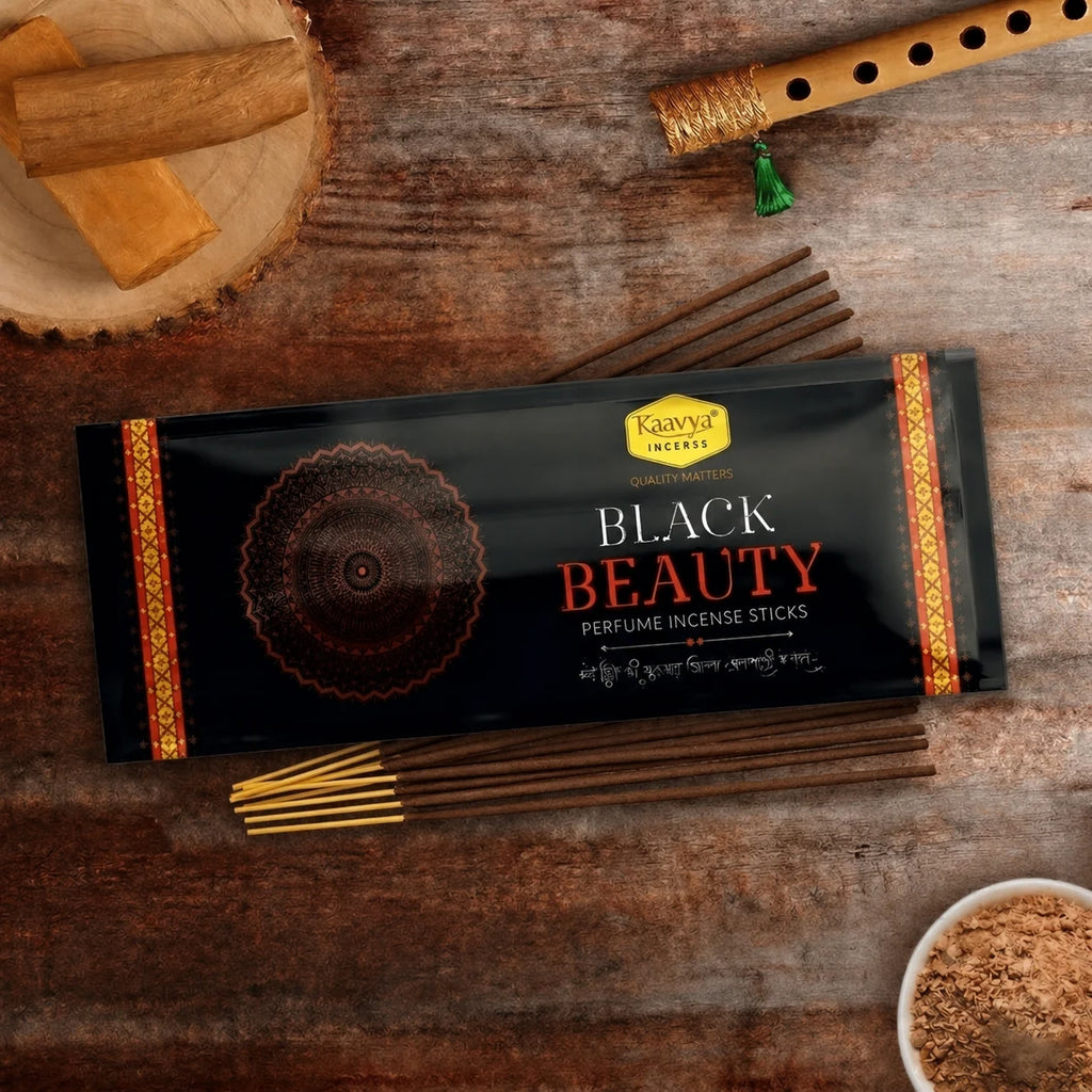 kaavya black beauty agarbatti pouch