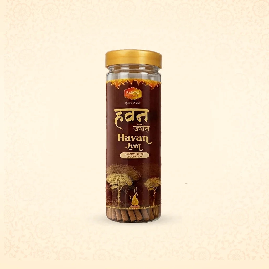 kaavya bambooless havan jyot