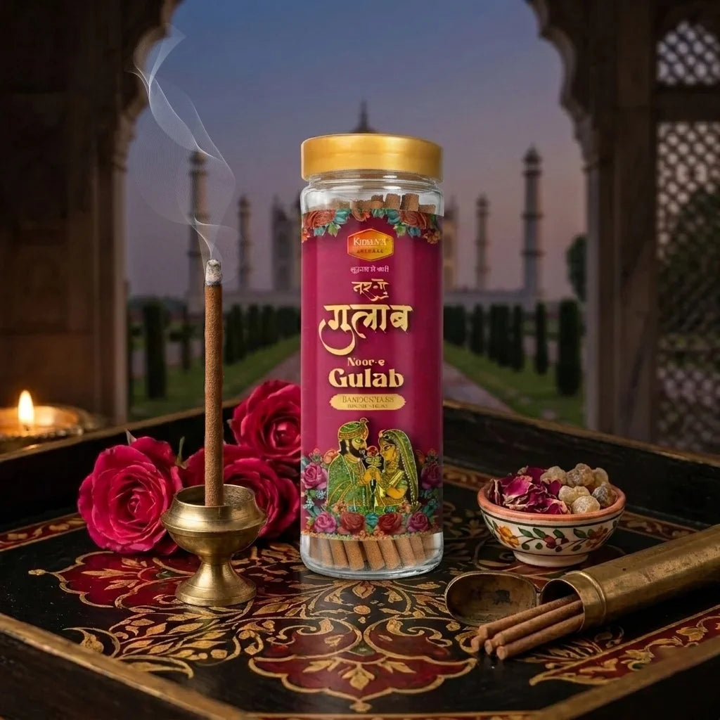 kaavya bambooless gulab agarbatti