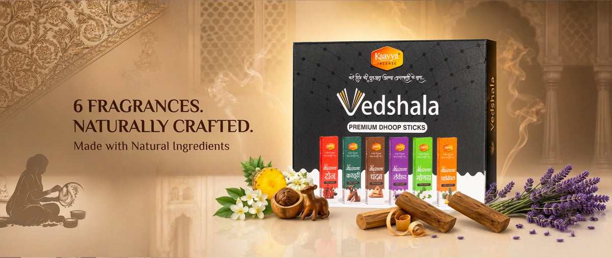 Vedshala Premium Dhoop Stick box banner 